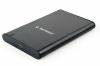 Gembird E2-U3S-6 USB3.1 Enclosure Aluminium with USB Type-C Black