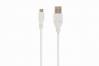 Gembird CCP-MUSB2-AMBM-W micro USB 2.0 cable AM-MBM5P 1m White