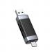 Orico TF+SD Dual Port USB2.0 Dual Head Card Reader Black/Silver