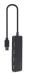 Gembird 4-portos USB2.0 Type-C HUB Black