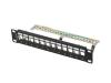 Lanberg 12-port Patch Panel 1U Black