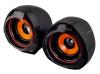 Esperanza Rumba USB Stereo Speakers Black/Orange