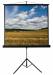 Funscreen Matt White Tripod 180x180 cm Format 1:1 Fekete